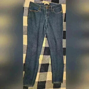 No Boundaries Juniors Dark Blue Skinny Jeans size 9 measurements pictured
